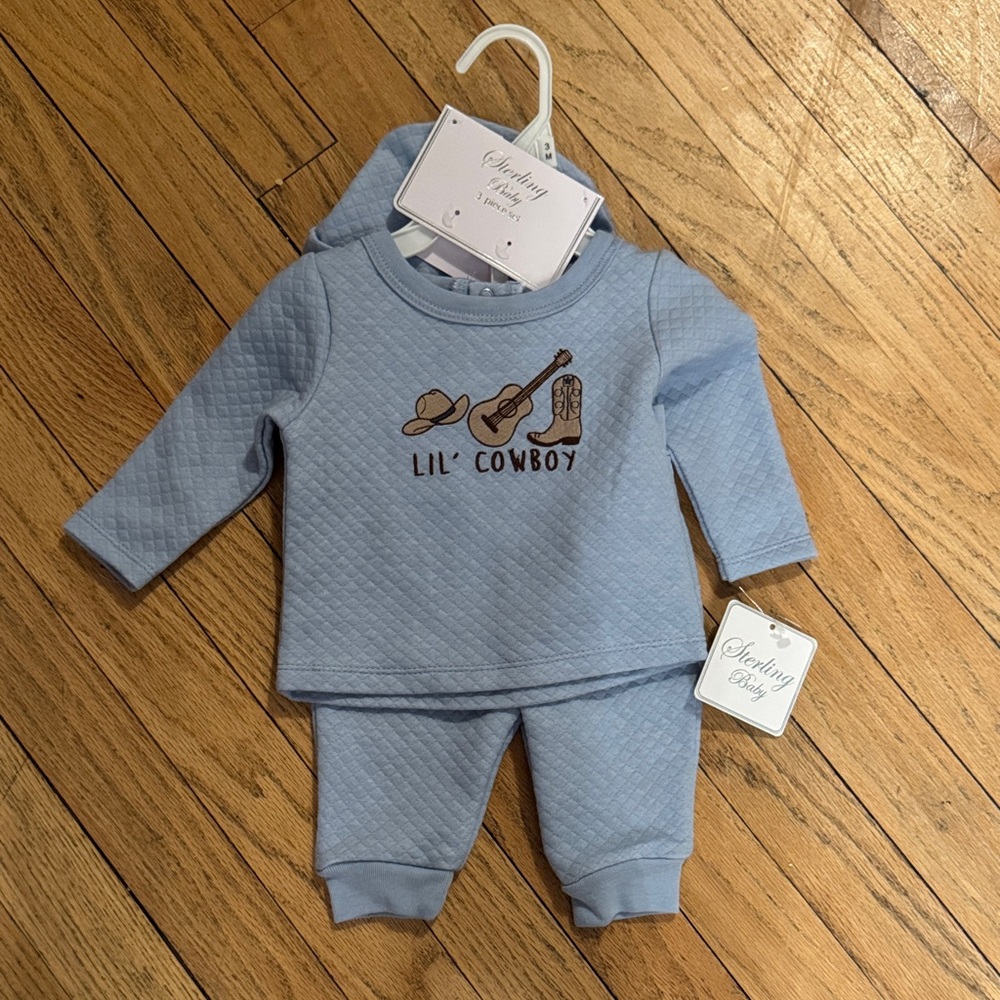 Sterling Baby Lil' Cowboy 3 piece set